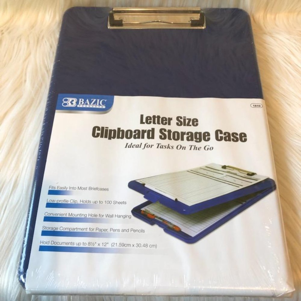 Letter Size Clipboard Storage Case